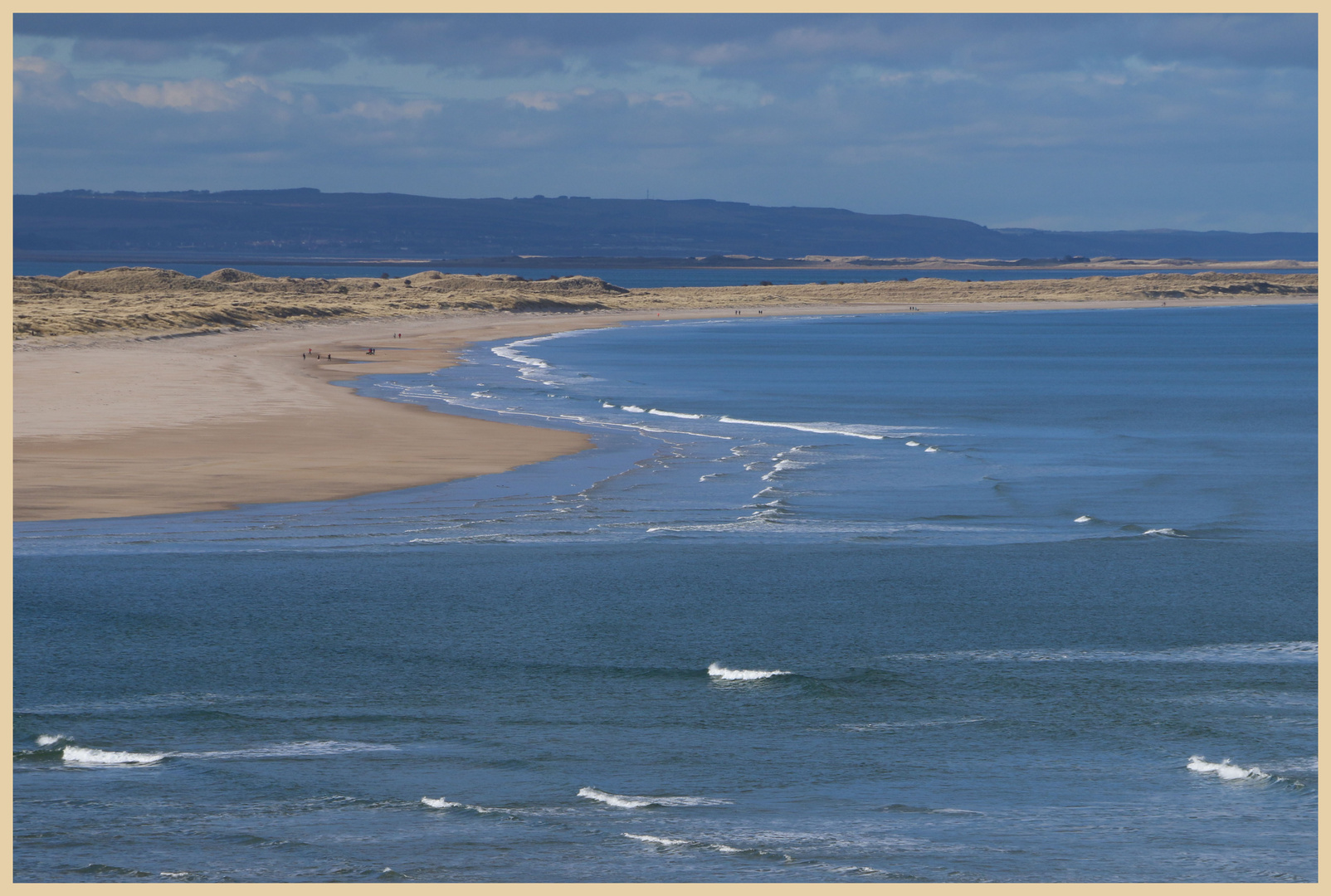 Ross back sands Northumberland