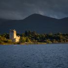 Ross Castle im Sonnenuntergang