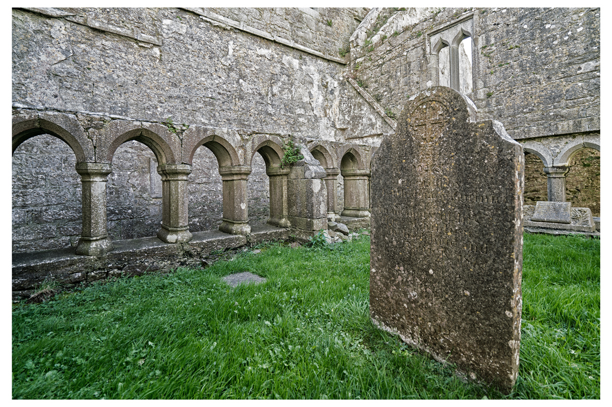 Ross Errilly Ruine , Innenhof 