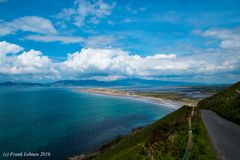 Rossbeigh beach von oben - Irland, Kerry