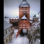 Rossfurt Tangermünde im Winter