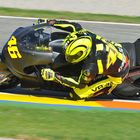 Rossi auf der Ducati