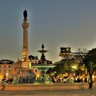 Rossio at dusk