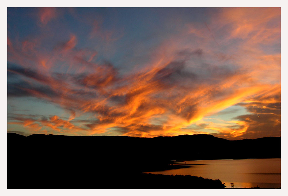 Rosso di sera ... buon tempo si spera !