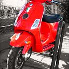 'Rosso Dragon' Vespa...