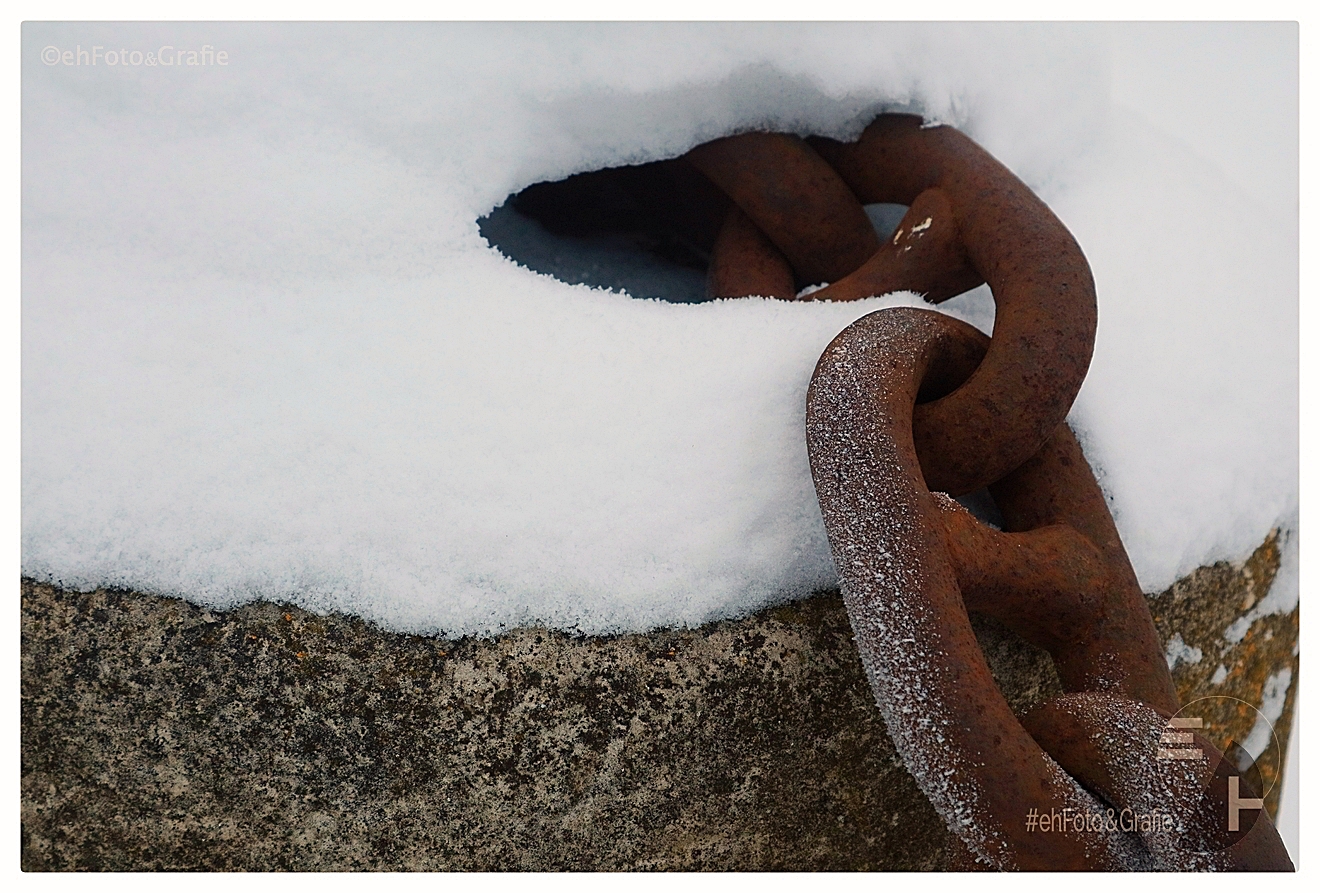 Rost in Schnee 