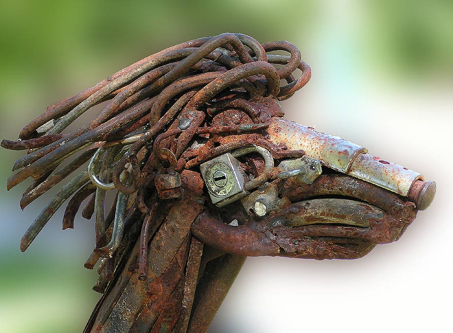 RostSkulptur Foto & Bild kunstfotografie & kultur, gemälde