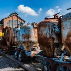 Rostige Zechen-Wagons