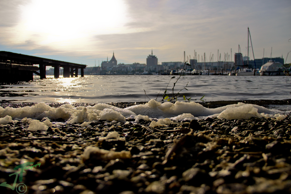 Rostock aus Froschperspektive