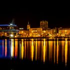 Rostock bei Nacht