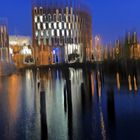 Rostock bei Nacht, experimentell