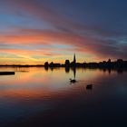 Rostock beim Sonnenaufgang 2