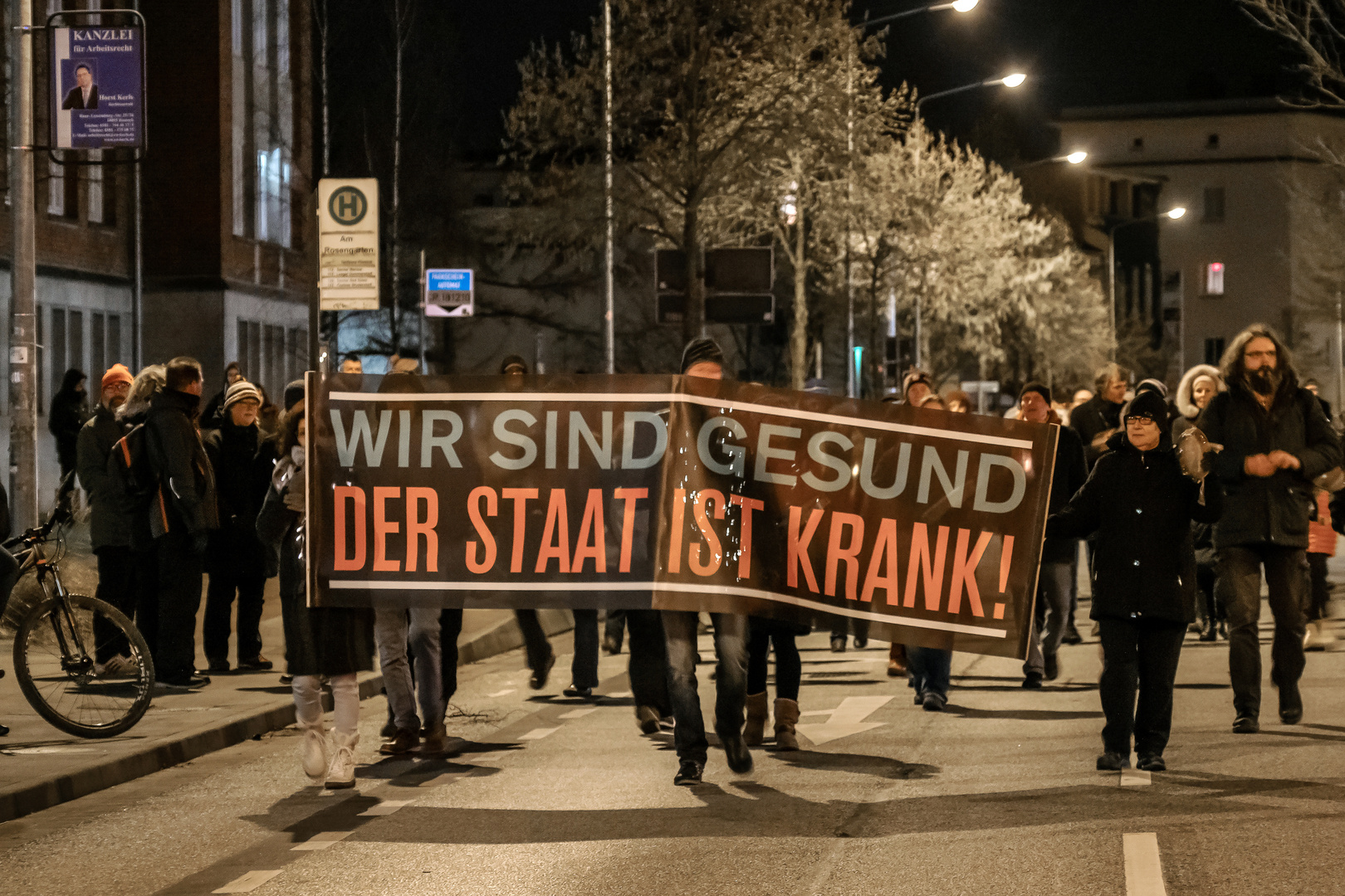 Rostock: Demo gegen Corona-Maßnahmen abgebrochen