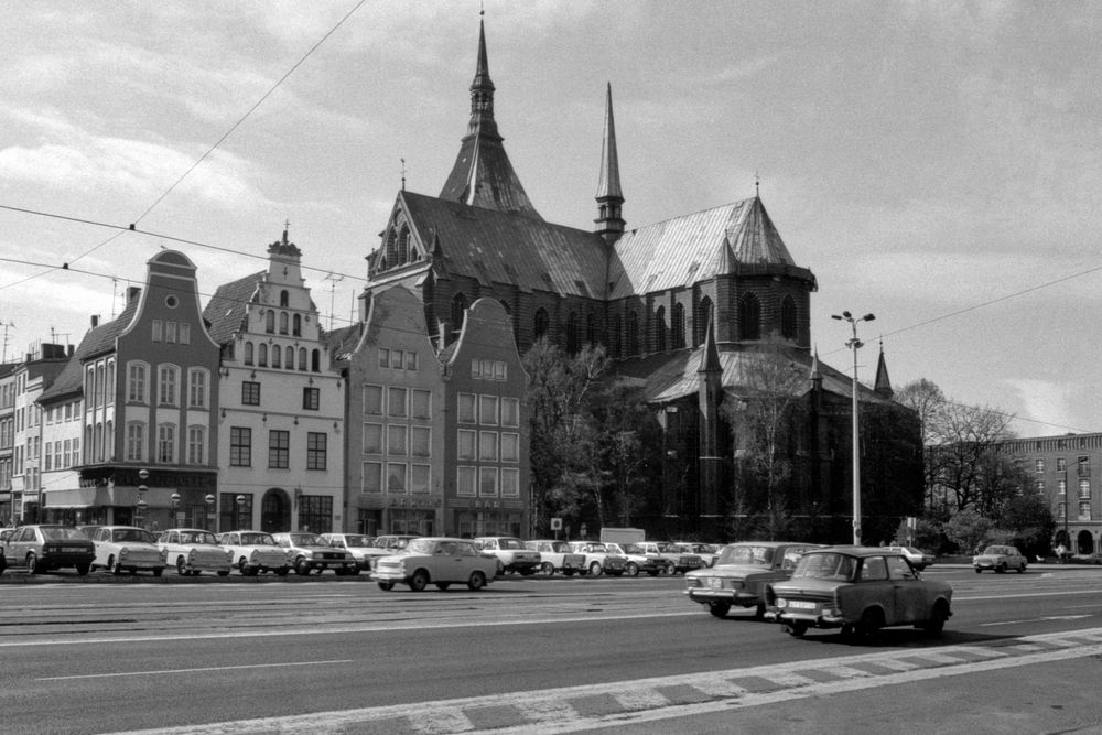 Rostock im Frühjahr 1990