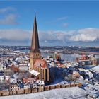 Rostock im Schnee