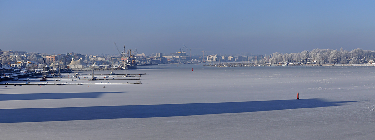 Rostock im Winter