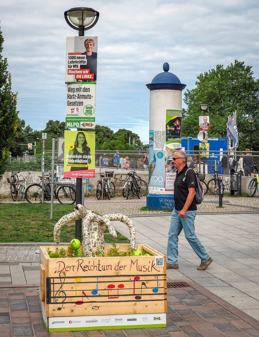 Rostock in Zeiten des Wahlkampfes