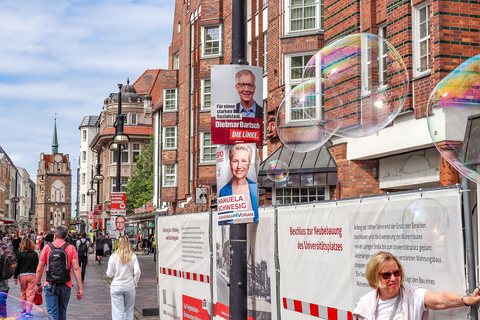 Rostock in Zeiten des Wahlkampfes