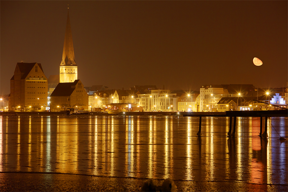 Rostock - Mitternacht im Hafen