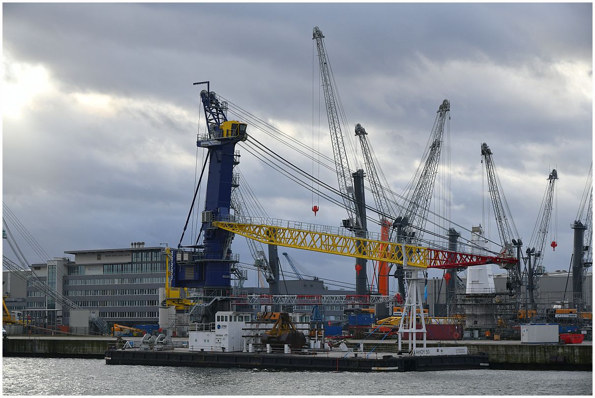 Rostock Port | "AHOY 50" | Liebherr-Kran CBG 500 E