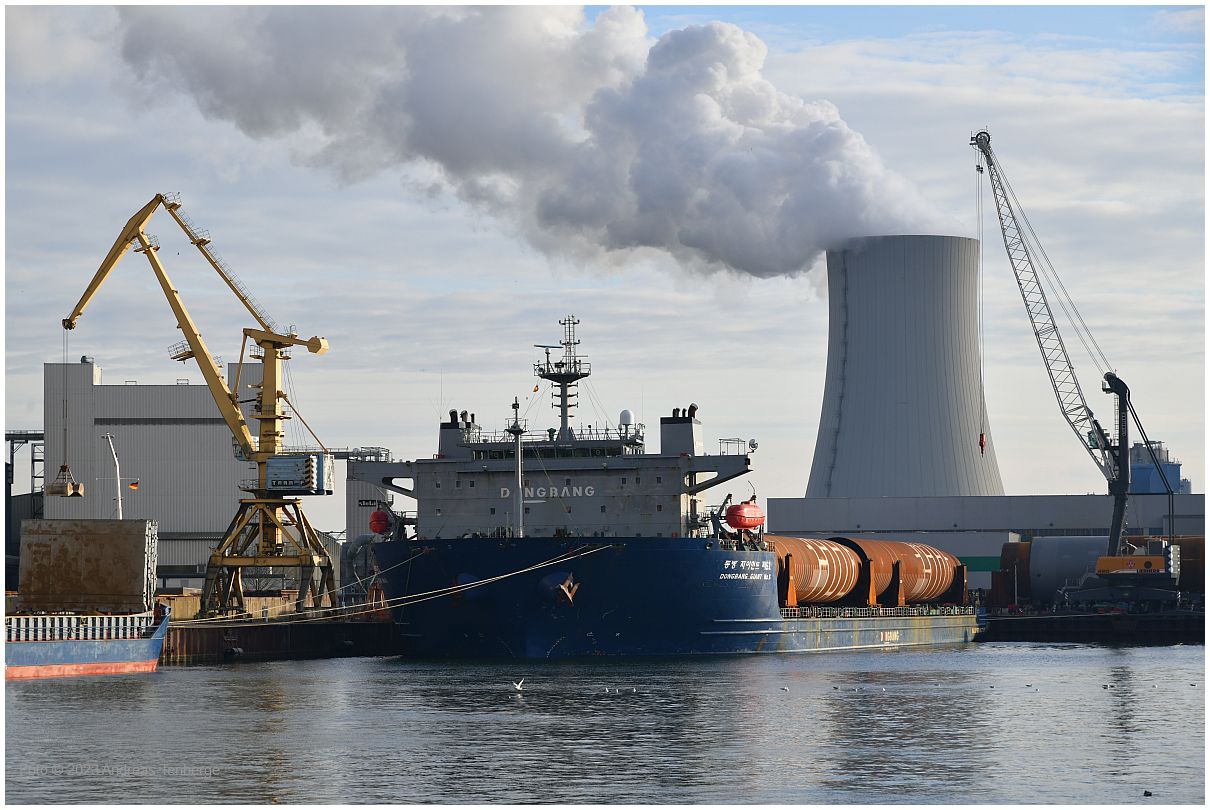 Rostock Port | Schwerlastschiff "Dongbang Giant No.6"