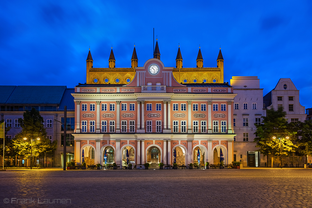 Rostock - Rathaus in der Altstadt