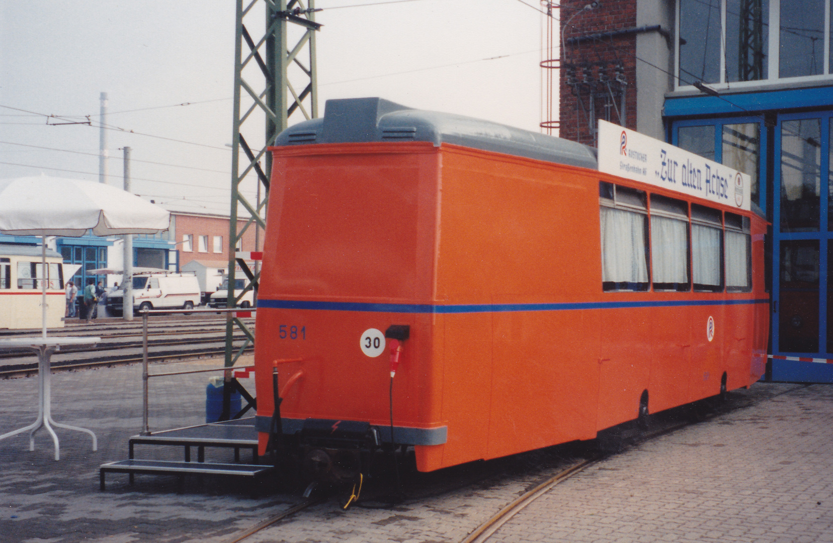 Rostock RSAG 581 Betriebshof Hamburger Straße 1992