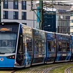 ROSTOCK - TRAM IN BLAUEM STYLING