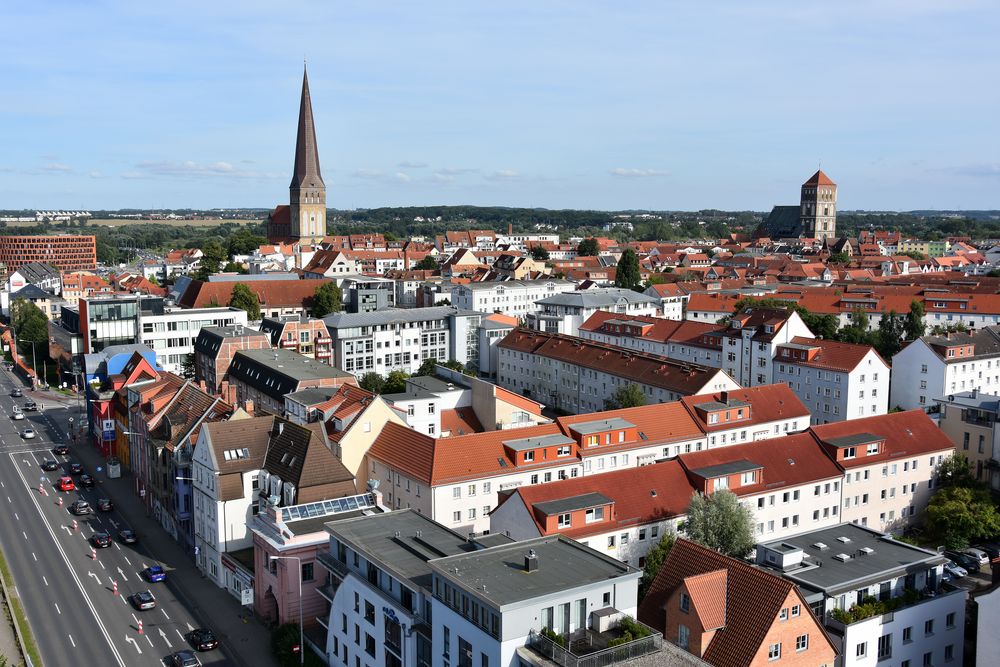 Rostock von oben