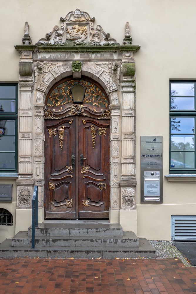 Rostocker Geschäftshaus Am Ziegenmarkt