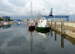 Rostocker Hafenspiegelung