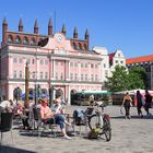 Rostocker Markttreiben bei Kaiserwetter