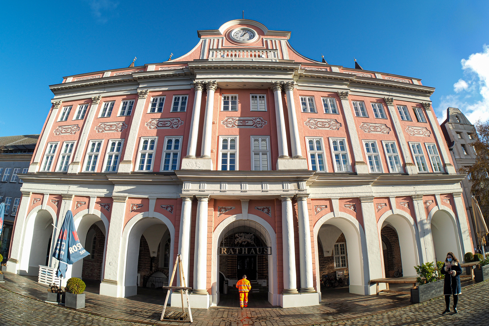 Rostocker Rathaus - Januar 2021