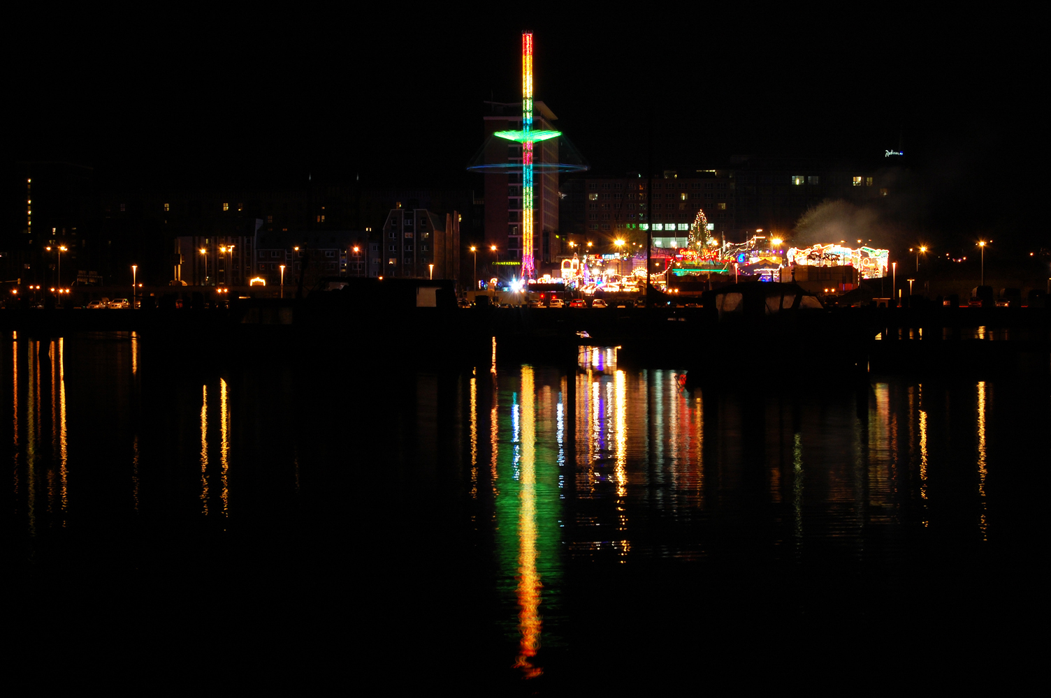 Rostocker Weihnachtsmarkt am Stadthafen