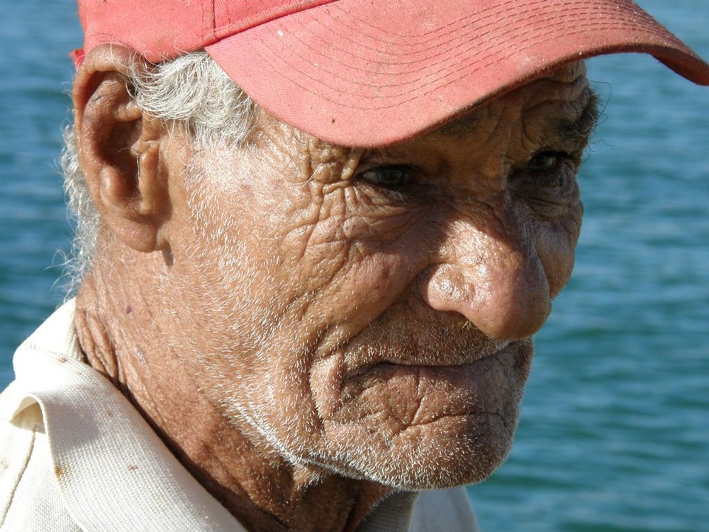 ROSTRO DE UN PESCADOR