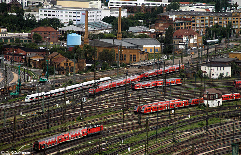 Rot bestimmt die Farbe in Leipzig