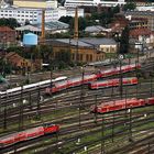 Rot bestimmt die Farbe in Leipzig