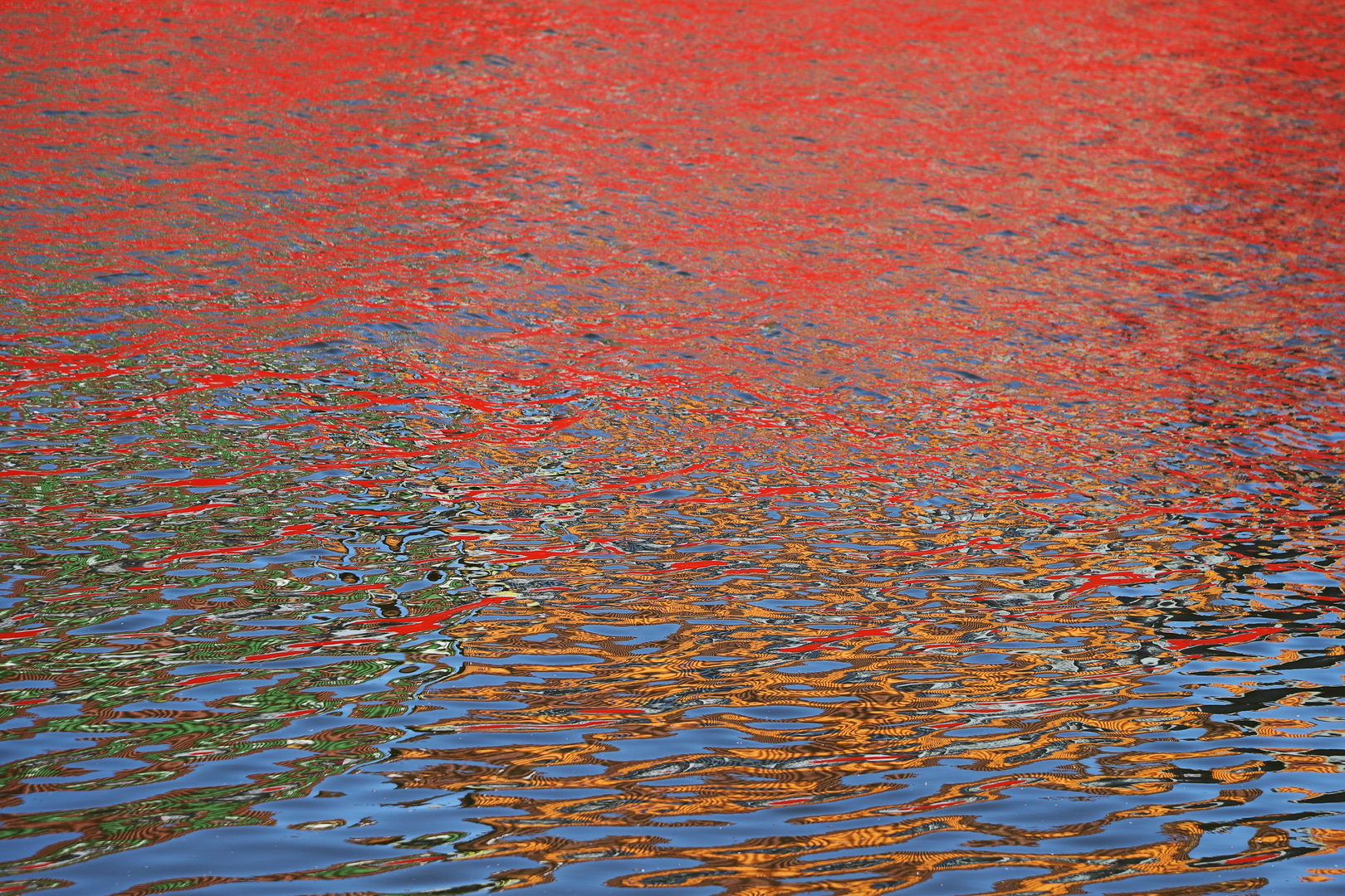 rot, blau und ein bisserl grün 