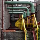 rot-gelb-grün. Kokerei Zollverein XII, Essen-Katernberg, D