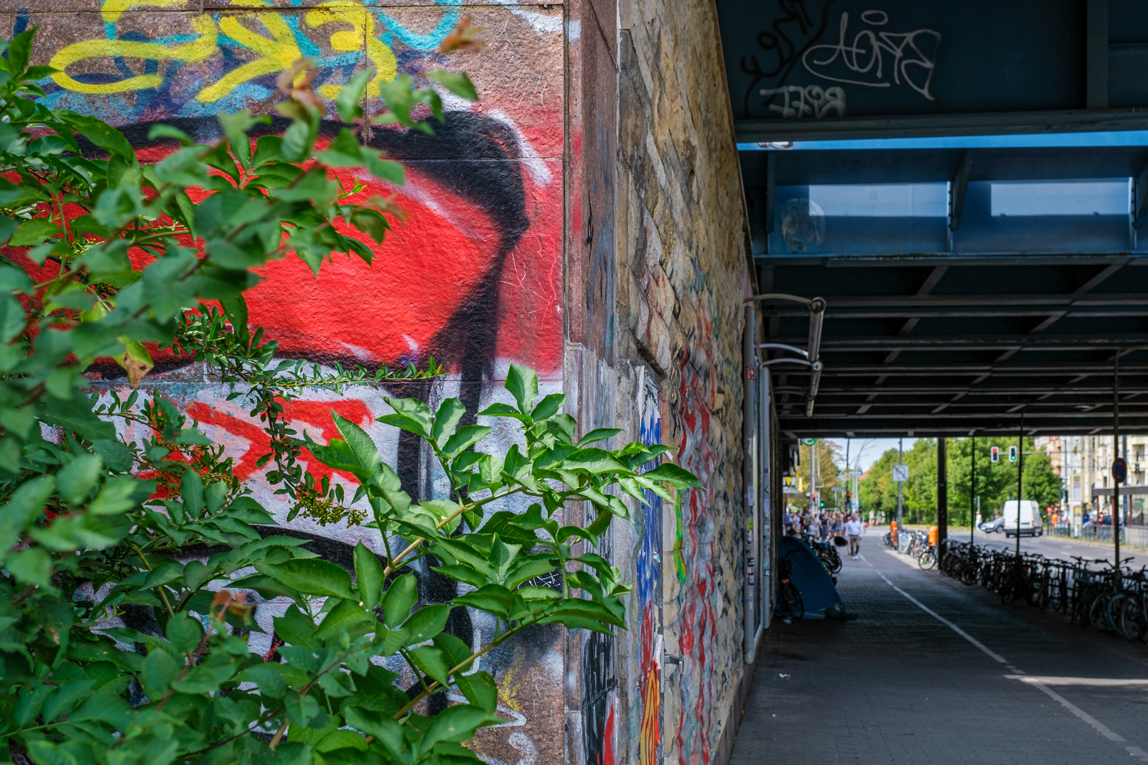 Rot-Grün-Gelb mit Durchblick