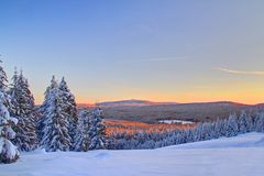 Rot leuchtendes Tal