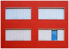 rot und blau