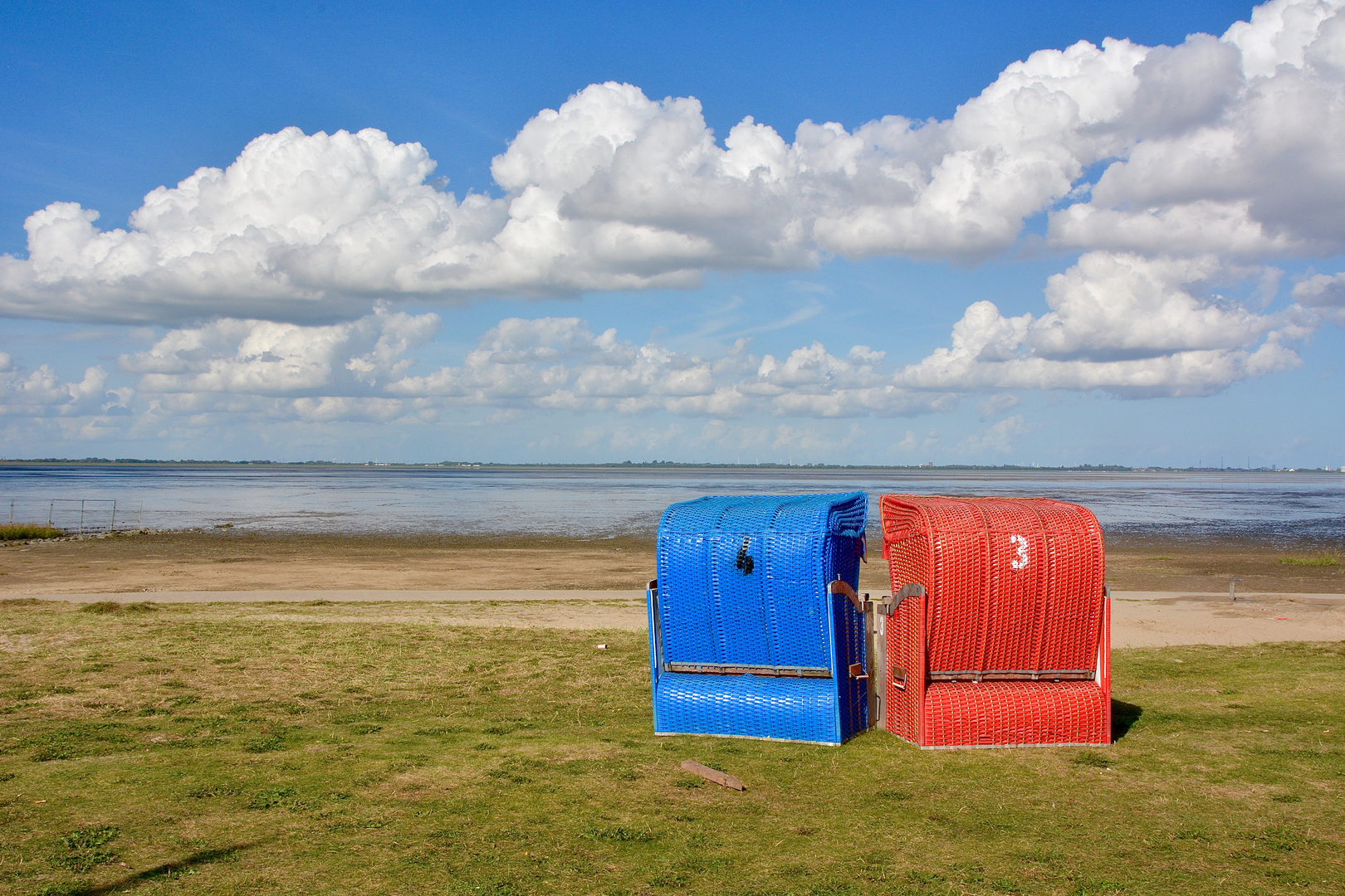 Rot und Blau