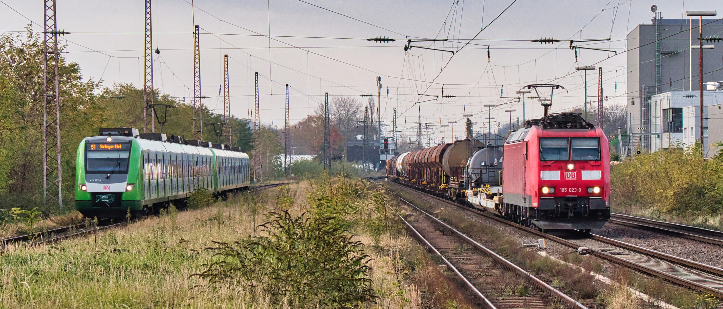 Rot und grün in Hilden