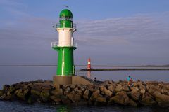 Rot und Grün in Warnemünde