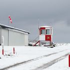 Rot und Weiß - auf dem Segelflugplatz