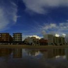 Rota (Cádiz) cityscape from the beach