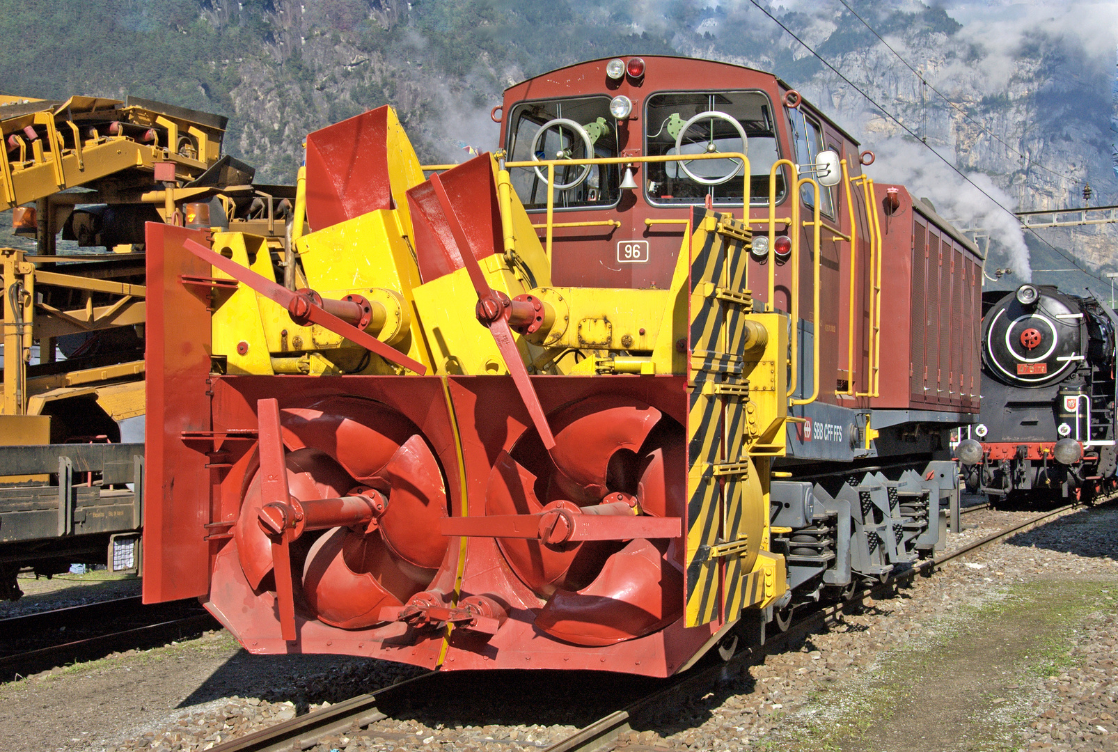 Rotary Xrotm 96 Erstfeld 125 Jahre Gotthardbahn