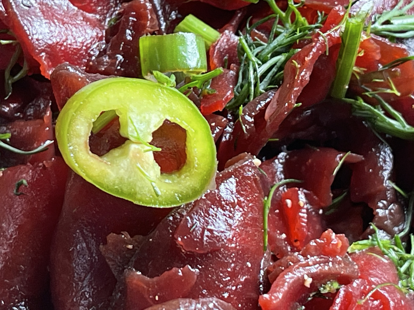 Rote Beete Salat mit Kräuter leichter Salat