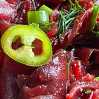 Rote Beete Salat mit Kräuter leichter Salat